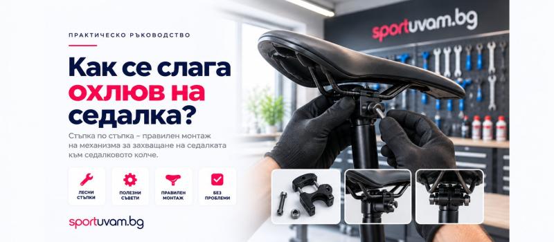 Как се слага „охлюв“ на велосипедна седалка? Монтаж стъпка по стъпка